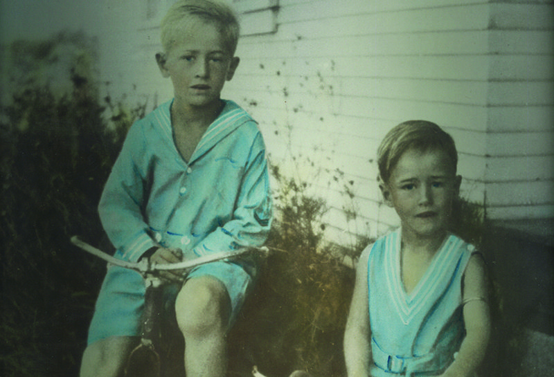 Harold and Howard Henderlong as children
